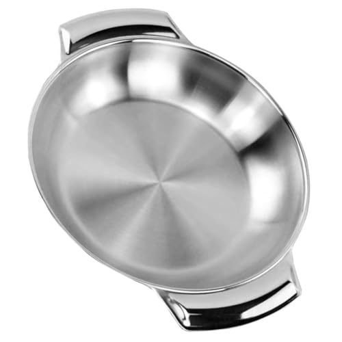 Wok de acero inoxidable con mango para cocina miniatura 7