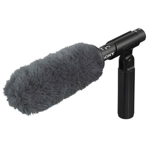 Sony ECM-VG1 Electret Condenser Short Shotgun Microphone, 40Hz to 20kHz Frequency Response