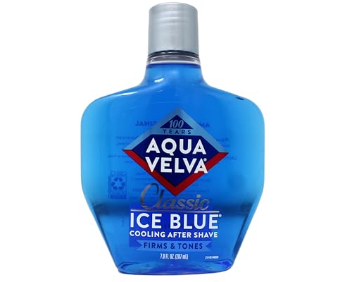 Aqua Velva Cooling After Shave, Firms & Tones, Classic Ice Blue, 7 FL OZ - 8 Pack
