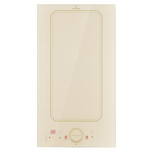 Klarstein Placa Induccion de 2 Fuegos, Vitroceramica 3500 w x 2 Placas de Sobremesa con Control Táctil Inteligente, Pantalla Digital y Función con Temporizador, Cocinas de Inducción Eléctricas 240v