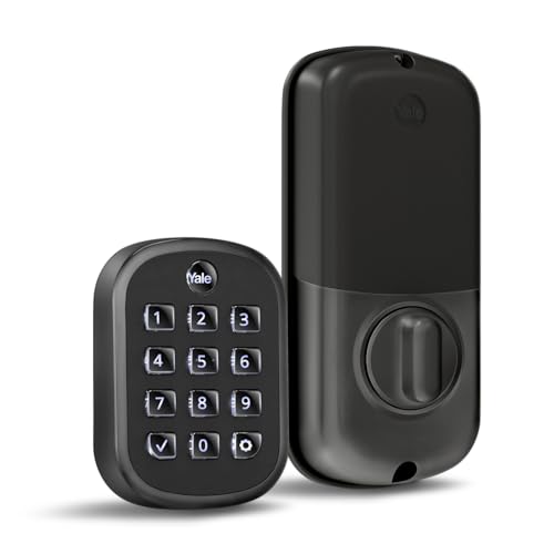 Yale Security Keyless Entry Keypad Deadbolt - Unlock Using Your Entry Code - No app or connectivity - Black Suede