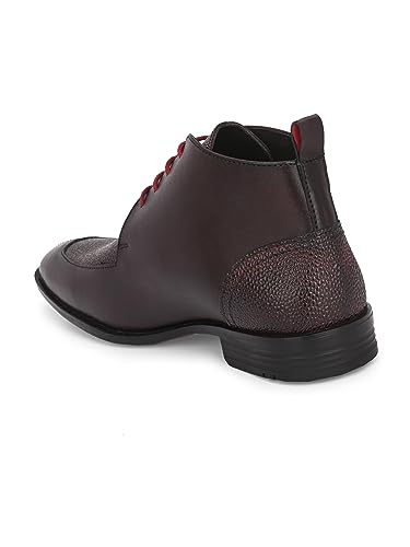 Image of ALBERTO TORRESI Classic Leather Black Chukka Boots, Formal Lace-up Closure for Men, Stylish and Comfortable Dress Shoes for Business & Events