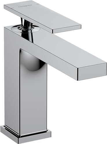 hansgrohe Tecturis E, bathroom tap without waste, bathroom sink tap with spout height 110 mm