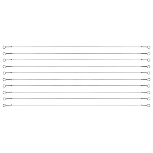 Lot de 10 lames de scie à chantourner 30, 5 cm, en acier au carbone, pour métaux tendres, bois, plastique, scie à métaux, archet, chantourner