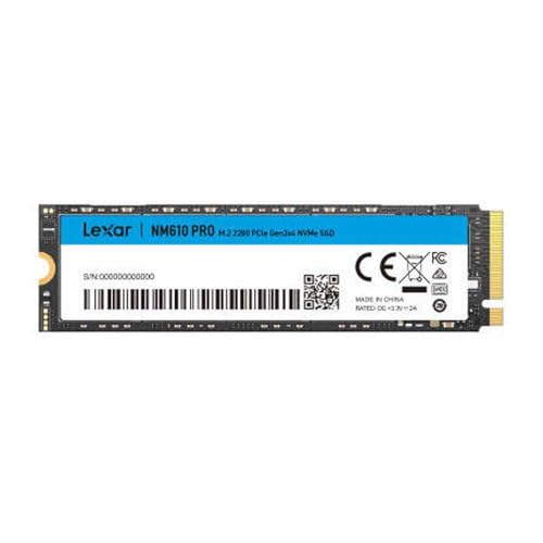 Lexar NM610 PRO 2TB（2TB×1枚） NVMe SSD Amazon | Lexar Disque SSD NM610 Pro 2To (2000Go) - NVMe M.2 タイプ