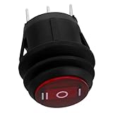 Boot-kippschalter – ein spdt-knopf aus robustem kunststoff mit einer mechanischen lebensdauer von 10.000 zyklen, spdt