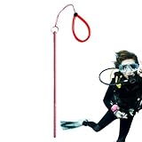 Generisch Noise Maker - Puntero de aleación de aluminio, portátil, herramienta de sonido subacuática duradera, accesorio compacto para aventuras de buceo, exploración de arrecifes de coral, bajo agua