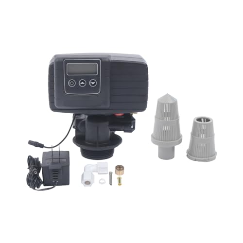 5600SXT Water Softener Valve,110V 3W Time Type Digital Based Time Clock Control Valve?Timer Valve Water Softener, High Efficiency Digital Metered Control Head for Softening and Purifying Water