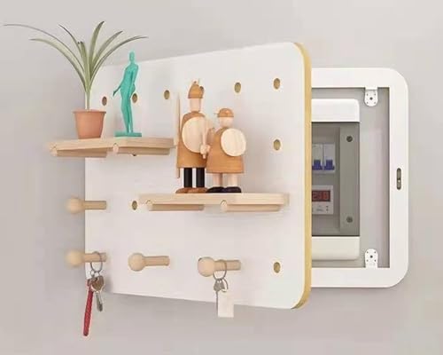 Meter Scatola Contatore Elettrico Pittura Decorativa, Copertura del Quadro Elettrico A Parete in Legno, Scatola del Contatore Elettrico Decorazione Copertura di Protezione,D,40x30cm