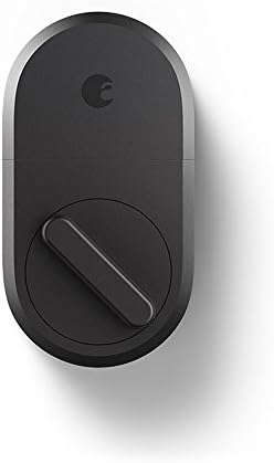 August Smart Lock - Keyless Home Entry with Your Smartphone - Dark Gray