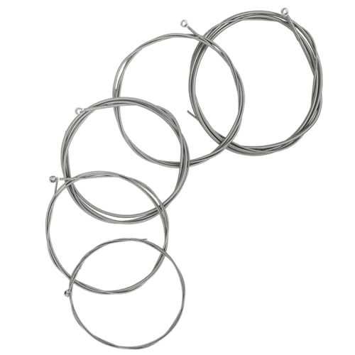 Parliky Juego de 5 Cuerdas de bajo de Escala Corta Juego de Repuesto para Cuerdas de bajo Eléctrico...