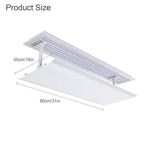 Déflecteur d'air réglable pour climatisation centrale de plafond - 3