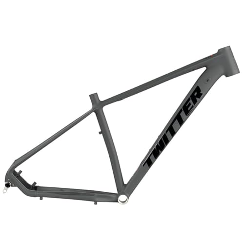 HIMALO Cuadro De Bicicleta De Montaña Rígida 27,5/29er Aleación De Aluminio Freno De Disco Cuadro De MTB XC 15''/17''/19'' Cuadros Boost Eje Pasante 12 * 148mm Ligero(Gray,19'')