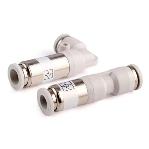 Conector neumático de una vía para optimizar líneas de producción automatizadas 3
