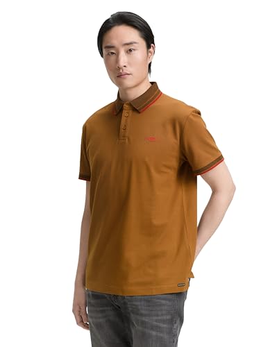 Tom Tailor Piqué Poloshirt mit Stretch, Sky Captain Blue, L 1