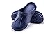 Produktbild ESTRO Gartenschuhe Herren Clogs Gummi - Gartenclogs Herren Männer Gartenschuhe Hausschuhe Gummi Leicht Garten Clogs Herren F06 (44, Dunkelblau)