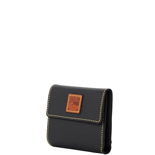 Dooney & Bourke Wallet, Pebble Grain Small Flap Credit Card Wallet - Black2