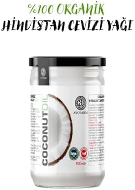 Avofarm Organik Soğuk Sıkım Hindistan Cevizi Yağı%100 Organik (300 ML) - Görsel 2