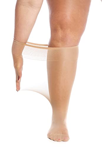 All Woman Super Wide Knee Highs 20 Denier 37" Stretch Stockings3