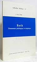 Ruth Commentaire Philologique Et Exegetique 8876535861 Book Cover