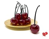 Murano Glass Lifelike Cherries (Set of 5) - Hand Made in Italy