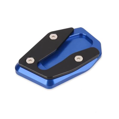 Agrandisseur de béquille latérale MT-03 et MT-25 en alu CNC bleu