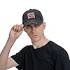 YUGTAEE Black Baseball Cap Beautiful Pink Roses Picture Breathable Cotton Hat for Men & Women, Classic Profile Design #5
