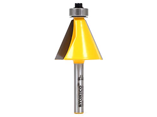 Image of YONICO Router Bits Bevel Edge Forming 22.5 Degree 1 /4-Inch Shank 13913q