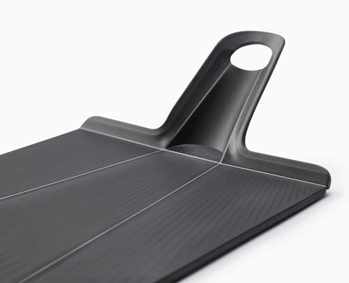 Joseph Joseph Chop2Pot Plus faltbares Schneidebrett mit Griff (groß) - Schwarz – Ansicht 5