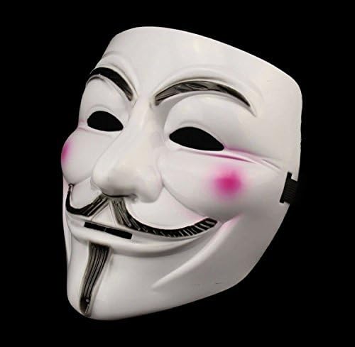 ZERECORD V For Vendetta Resin White Themed Party Mask (B0DBHDTS42) Amazon Price History, Amazon Price Tracker