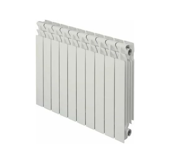 Radiador de Aluminio FERROLI Modelo XIAN 800N – 10 Elementos | Alta Emisión Térmica 1450 kcal/h, Conexión 1”, Calefacción por Agua, Blanco RAL 9010