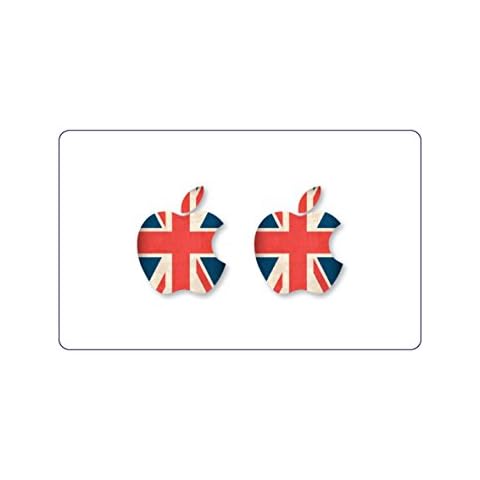 decorsfuk.co Stickers with Great Britain flag sticker for Macbooks in apple shapes - Great Britain flag Cover