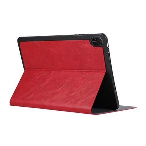 Étui Honor Pad X8A 11 pouces 2024 housse fine rouge avec support multi-angle