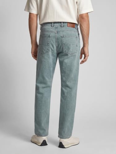 Image of Urbano Fashion Men's Relaxed Fit Washed Denim Jeans Non-Stretchable
