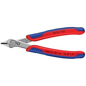 Knipex Electronic Super Knips® mit Mehrkomponenten-Hüllen 125 mm 78 03 125