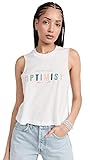 Spiritual Gangster Women's Eternal Optimist Crop Tank, Stone, XS