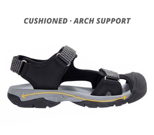 CAMEL CROWN Women's Hiking Sandals Waterproof Closed Toe Water Sandals Comfort Adjustable Athletic Outdoor Sandals for Summer Beach Hiker Trekking Camping by CAMEL CROWN - Used condition - Image 4