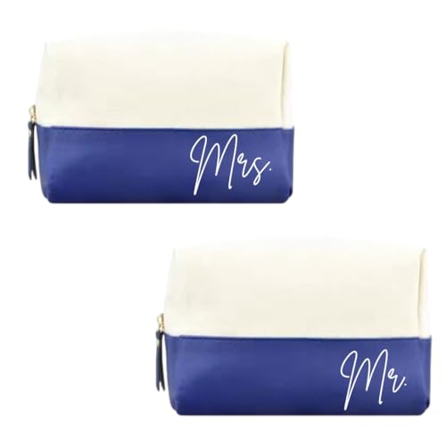 Pack 2 Neceser de Viaje para Hombre y Mujer | Bolsa de Aseo Novio...