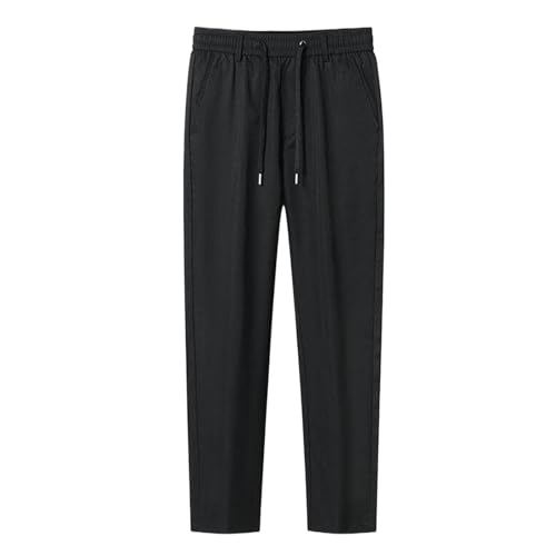Men's Summer Ice Silk Straight Casual Sports Pants Warm