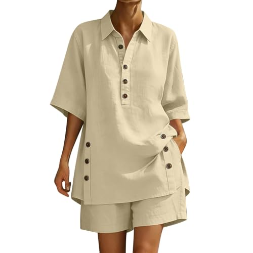 Conjunto de verano de dos piezas elegante con acabados de alta calidad para mujer sofisticada