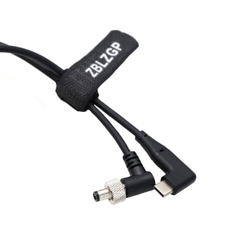 Cable USB C a CC de 12V para alimentar routers y pantallas secundarias