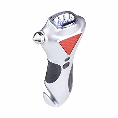 General Tools 7902 4-In-1 Car Escape Tool - Window Breaker, Seat Belt Cutter, Flashing Hazard Light, Led Flashlight thumb #3