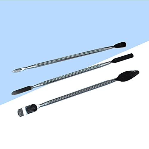 Mikikit E Tool Laptop Tools 2Pcs Metal Spudger, Double- Pocket Pry Bar Metal Spudger Small Pry Tool Edged Cell Phone E Tool Laptop Tools #TOP1