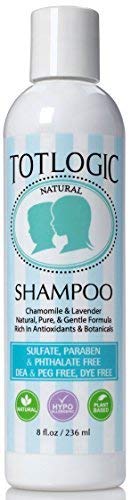 TotLogic Sulfate Free Kids Shampoo – 8 oz Original Scent – Natural