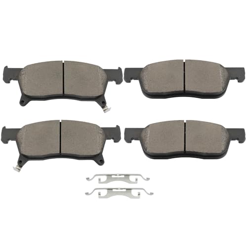 Image of SCITOO D2170 Front Ceramic Brake Pads Sets w /Hardware Replacement For Subaru For Ascent 2019-2023