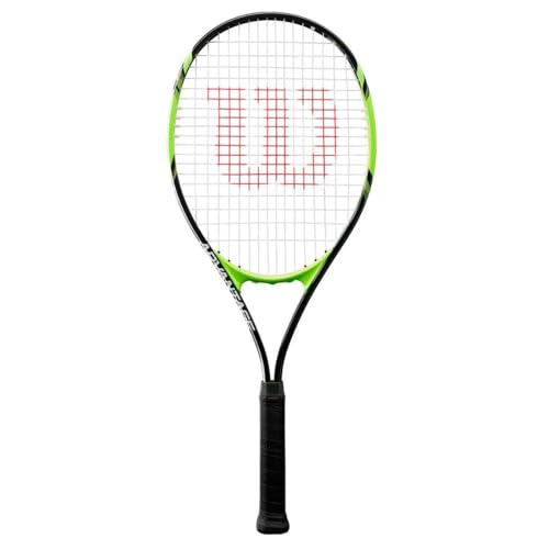 Wilson Raquete de tênis, Advantage Xl, unissex, jogadores iniciantes e intermediários, tamanho de aderência L3, preto/verde, Wrt30140u3