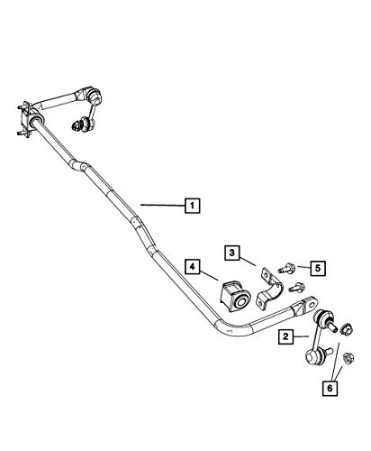 Mopar 5105108Ad Sway Bar Bushing #TOP9
