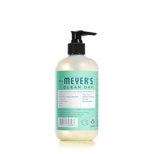 MRS. MEYER'S CLEAN DAY Hand Soap, Made with Essential Oils, Limited Edition Mint, 12.5 fl. oz - Pack of 3
