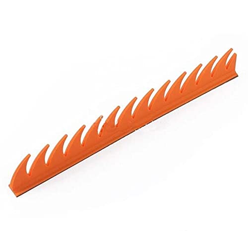 RANARC Cuttable Rubber Mohawk/Spikes Helmet Accessory for All Motorcycles, Dirt Bike and Normal Helmets. Spike Colour