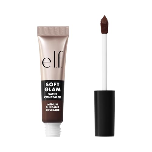 Image of e.l.f. Soft Glam Satin Concealer, Medium Coverage For Blemishes & Under-Eye, Crease-Resistant, Long Lasting, Vegan & Cruelty-Free, 65 Rich Neutral